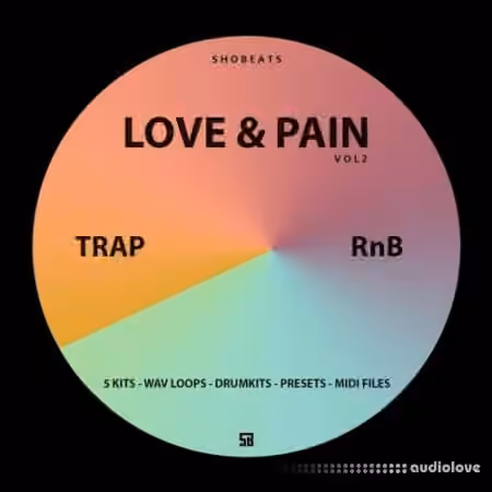 Shobeats Love and Pain Vol.2 [WAV, MiDi, Synth Presets] - Sample Pack Artwork