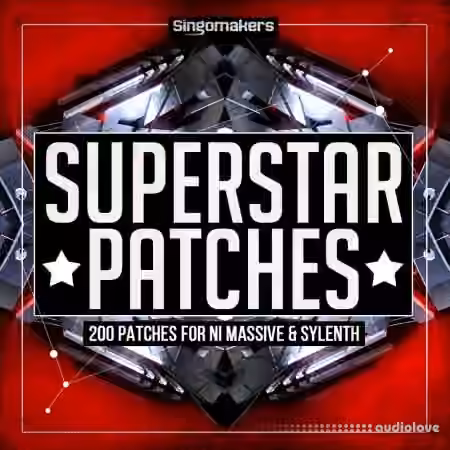 Singomakers Superstar Patches Massive and Sylenth [Synth Presets] - Sample Pack Artwork