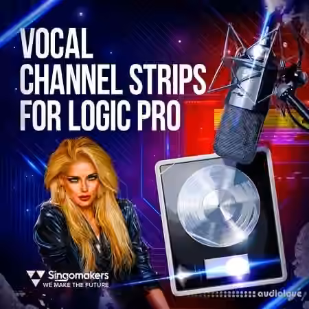 Singomakers Vocal Channel Strips for Logic Pro [DAW Templates] - Sample Pack Artwork