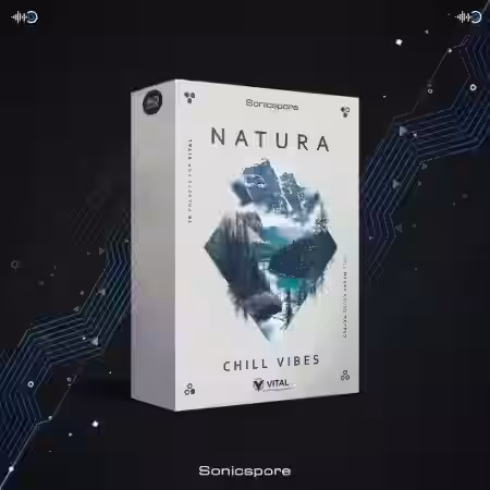 Sonicspore Sounds NATURA Chill Vibes Vital Synth [Synth Presets] - Sample Pack Artwork