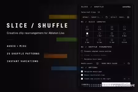 Sonomika Slice and Shuffle Ableton Live Extension v1.0.1 [Synth Presets]