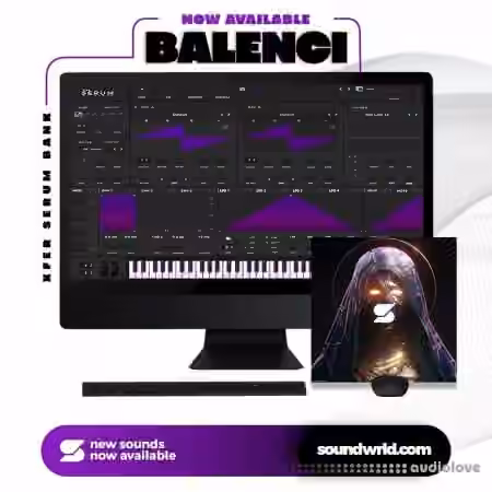 Soundwrld Balenci Serum Bank [Synth Presets] - Sample Pack Artwork