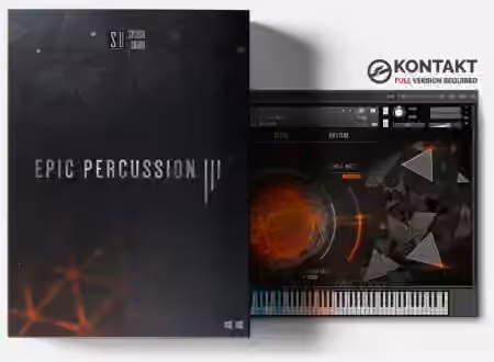 Splash Sound Epic Percussion 3 [KONTAKT] - Sample Pack Artwork