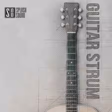 Splash Sound Guitar Strum [KONTAKT] - Sample Pack Artwork