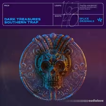 Splice Originals Dark Treasures: Southern Trap [WAV, MiDi, Synth Presets] - Sample Pack Artwork