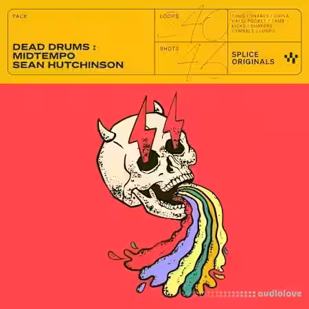 Splice Originals Dead Drums Midtempo by Sean Hutchinson [WAV] - Sample Pack Artwork