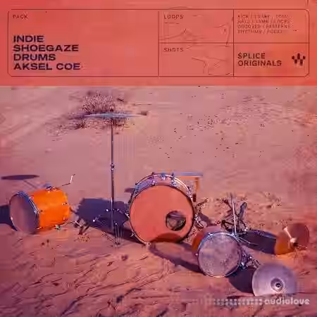 Splice Originals Indie Shoegaze Drums [WAV] - Sample Pack Artwork