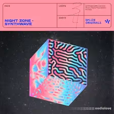 Splice Originals Night Zone Synthwave [WAV, Synth Presets] - Sample Pack Artwork