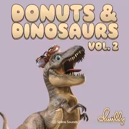 Splice Sounds dwilly donuts and dinosaurs sample pack Vol.2 [WAV] - Sample Pack Artwork