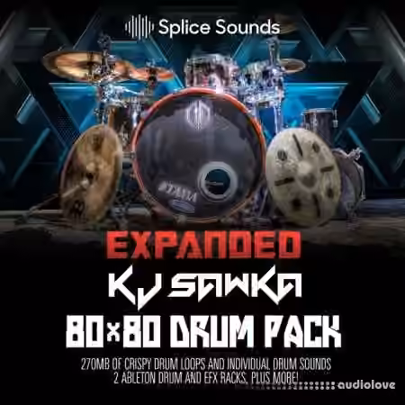 Splice Sounds KJ Sawka Expanded Drum Pack [WAV] - Sample Pack Artwork