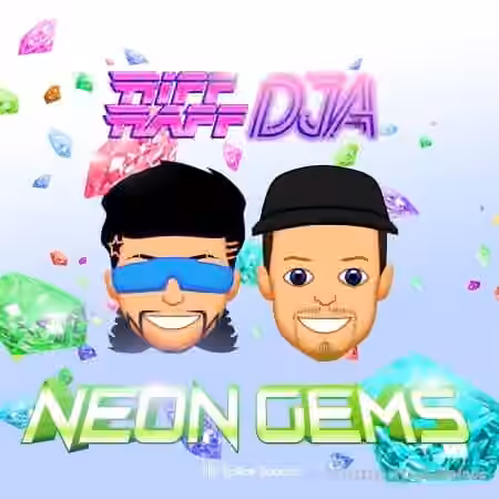 Splice Sounds RiFF RAFF And DJA Present Neon Gems [WAV] - Sample Pack Artwork