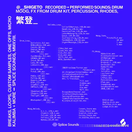 Splice Sounds Shigeto Sample Pack [WAV] - Sample Pack Artwork
