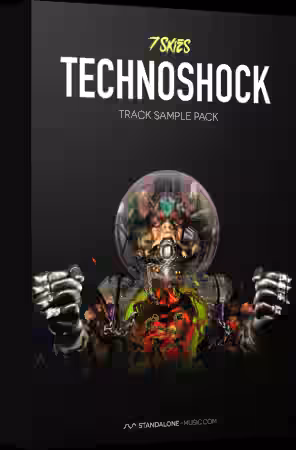 Standalone-Music 7 SKIES Technoshock Sample Pack [WAV, Synth Presets] - Sample Pack Artwork