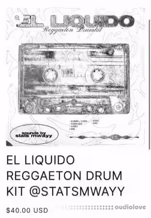 Statsmwayy El Liquido Reggaeton Drumkit [WAV] - Sample Pack Artwork
