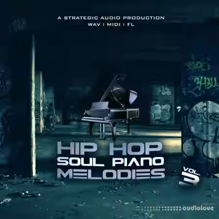 Strategic Audio Hip Hop Soul Piano Melodies Vol.3 [WAV, MiDi, DAW Templates] - Sample Pack Artwork