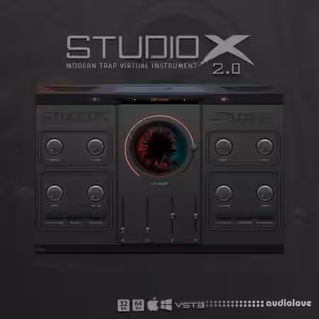Studio Trap StudioX 2.0 Modern Trap Plugin Instrument RETAiL [WiN, MacOSX] - Sample Pack Artwork