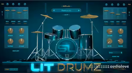 StudioLinkedVST Lit Drumz v1.0 [WiN, MacOSX] - Sample Pack Artwork