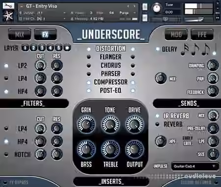 StudioWeapon Underscore v1.5 [KONTAKT] - Sample Pack Artwork