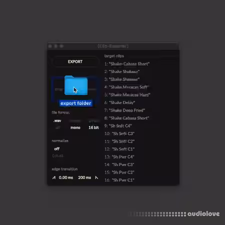 Suzuki Kentaro M4L Clip-Exporter [Max for Live] - Sample Pack Artwork
