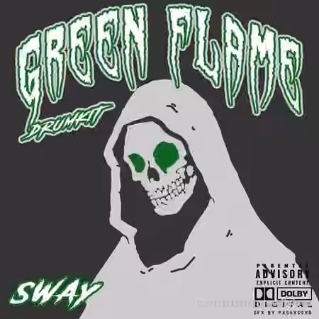 Sway55 Sway Green Flame DRUMKIT [WAV] - Sample Pack Artwork