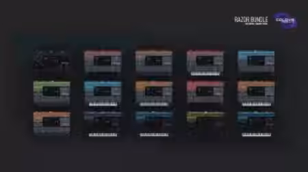 Sylenth1 Razor Bundle by COLOVE Products (Skins) - Sample Pack Artwork