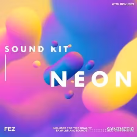 Synthetic Neon Pop Sound Kit [SERUM EDITION] [WAV, MiDi, Synth Presets] - Sample Pack Artwork