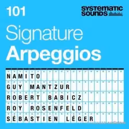 Systematic Sounds 101 Signature Arpeggios [WAV, MiDi] - Sample Pack Artwork
