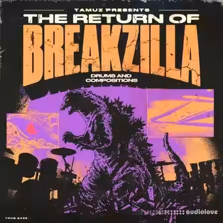 Tamuz The return of Breakzilla [AiFF] - Sample Pack Artwork