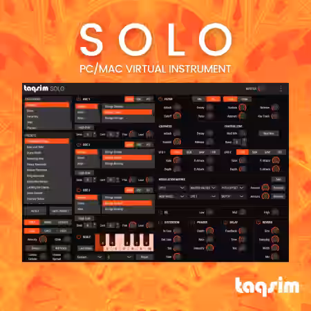 TAQS.IM SOLO v1.1.4 / v1.2.12 [WiN, MacOSX] - Sample Pack Artwork