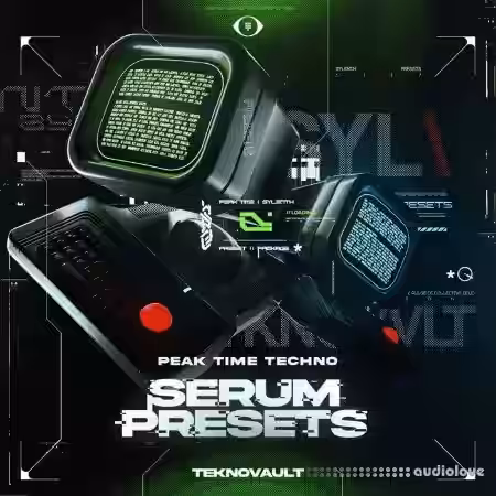 Teknovault Peak Time Techno Serum Preset Vol.1 [WAV, Synth Presets] - Sample Pack Artwork
