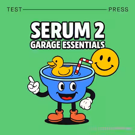 Test Press Serum 2 Garage Essentials [WAV, Synth Presets] - Sample Pack Artwork