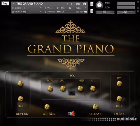 TH Studio Production THE GRAND PIANO [KONTAKT] - Sample Pack Artwork