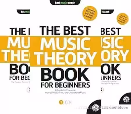 The Best Music Theory Books for Beginners (3 book series) - Sample Pack Artwork