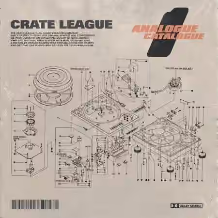 The Crate League Analogue Catalogue (Compositions And Stems) [WAV] - Sample Pack Artwork