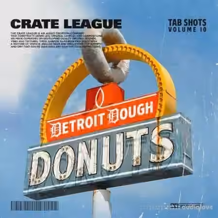 The Crate League Tab Shots Vol.10 Detroit Dough Drumkit [WAV] - Sample Pack Artwork