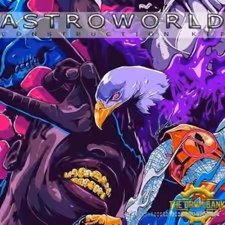 The Drum Bank Astroworld [WAV, MiDi] - Sample Pack Artwork