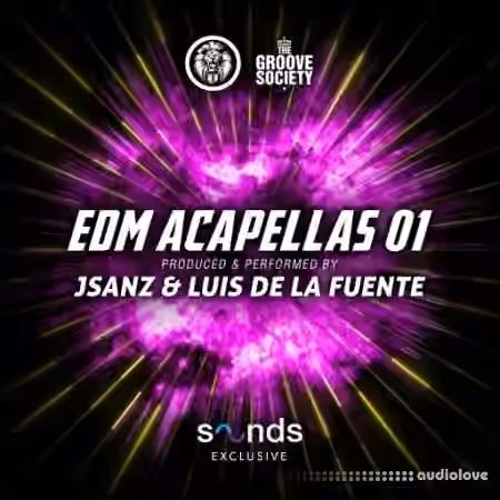 The Groove Society EDM Acapellas Vol.1 [WAV] - Sample Pack Artwork