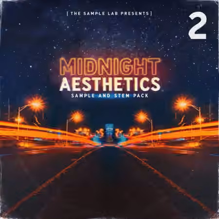 The Sample Lab Midnight Aesthetics Vol.2 (Compositions And Stems) [WAV] - Sample Pack Artwork