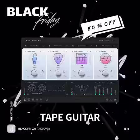 Thenatan Tape Guitar v1.0.0 REGGED [WiN/OSX]-MOCHA - Sample Pack Artwork