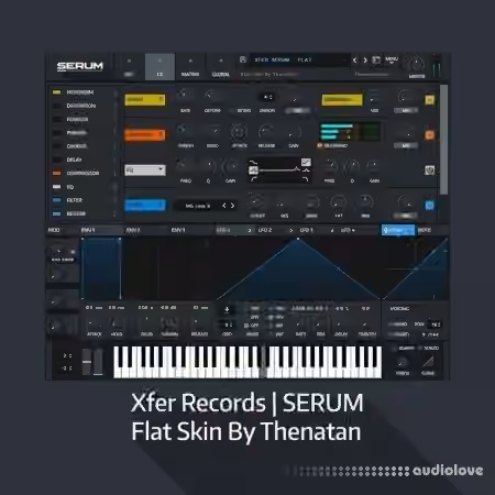 Thenatan Xfer Records Flat - Sample Pack Artwork