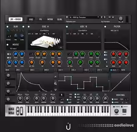 Thenatan Xfer Records JK 1000 Skin - Sample Pack Artwork
