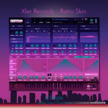 Thenatan Xfer Records Retro - Sample Pack Artwork
