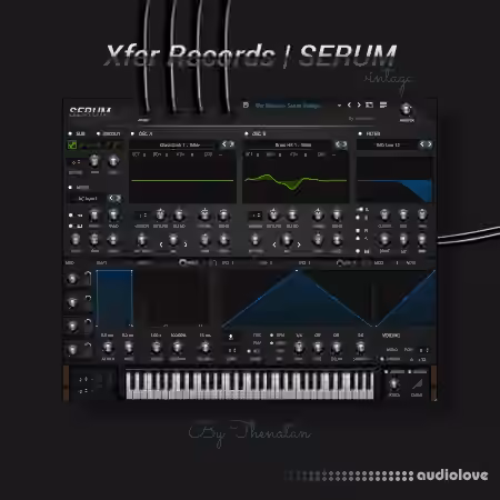 Thenatan Xfer Records Vintage + - Sample Pack Artwork