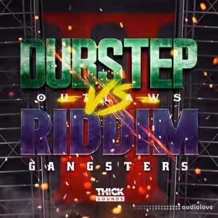 THICK SOUNDS Dubstep Outlaws VS Riddim Gangsters 2 [WAV] - Sample Pack Artwork