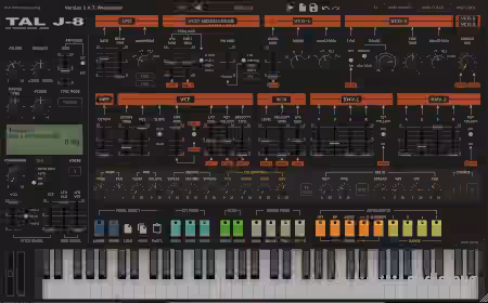 Togu Audio Line TAL J-8 v1.2.2 [WiN, MacOSX] - Sample Pack Artwork