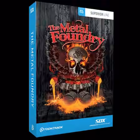 Toontrack SDX Metal Foundry v1.5.0 / v1.0 [WiN, MacOSX] - Sample Pack Artwork