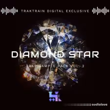 TrakTrain Diamond Star Trap Sample Pack vol. 2 [WAV] - Sample Pack Artwork