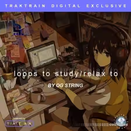 TrakTrain loops to study relax to by OG String [WAV] - Sample Pack Artwork
