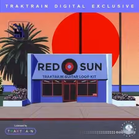 TrakTrain Red Sun Guitar Loop Kit [WAV] - Sample Pack Artwork