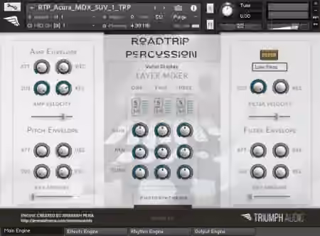 Triumph Audio Roadtrip Percussion v1.1.1 [KONTAKT] - Sample Pack Artwork
